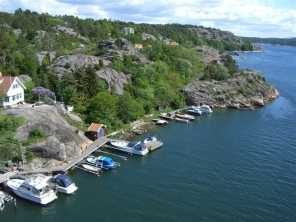 Foto van de Oslofjord in Noorwegen