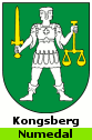 Plaatje van gemeentewapen Kongsberg