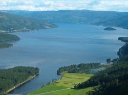 Foto van Fyresvatnet in Noorwegen