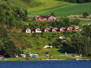 Foto van accomodatie Noorwegen Telemark Lystang Camping