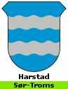Plaatje van gemeentewapen Harstad